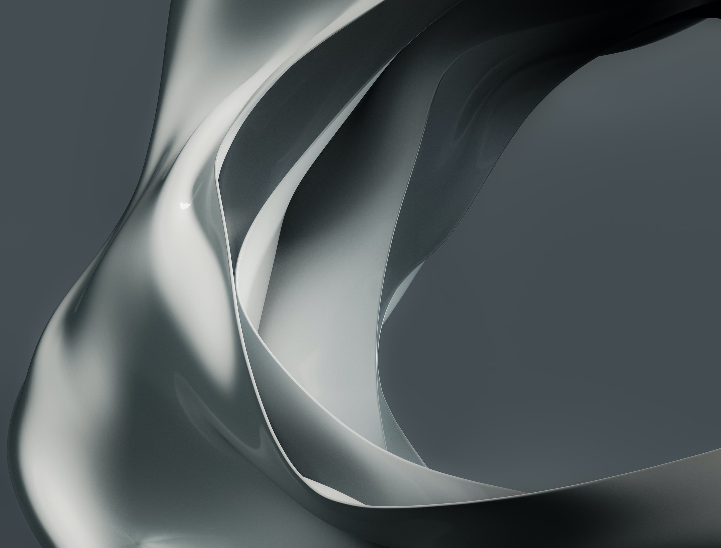 Abstract image of sheet blowing in wind